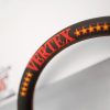 T&E VERTEX JDM PERFORATED LEATHER STEERING WHEEL 10 STARS RED - 330MM - Image 2