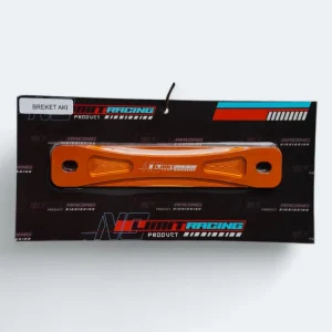 BILLET BATTERY BRACKET ORANGE UNIVERSAL