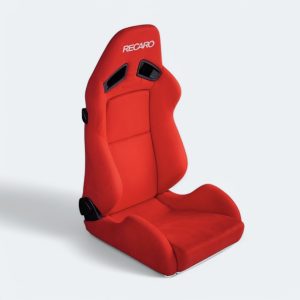 RECARO SR7 Red Alcantara (Original Second Hand - Good Condition)